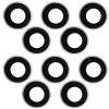 byepica 10 Pcs Coin Capsules with Black Ring, 1.2 in/3.1 Cm, Round Plastic Holder for Half Dollar, Outer Diameter 2 in/5.2 Cm view 1