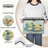 Aglebo Cute Cartoon Frogs Foldable Storage Bins with Zipper Lids Collapsible Clothes Storage Basket Toy Cube Storage Bin for Bedroom Kitchen Bathroom Organizer 2 Pack view 3