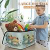 Aglebo Cute Cartoon Frogs Foldable Storage Bins with Zipper Lids Collapsible Clothes Storage Basket Toy Cube Storage Bin for Bedroom Kitchen Bathroom Organizer 2 Pack view 4