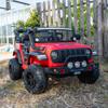 24V 2-Seater Kids Ride On Truck Car with Remote Control, Electric Off-Road Jeep with LED Lights, Spring Suspension, Bluetooth Music, MP3 USB, Safety Belt, Outdoor Toy Gift, Red view 1