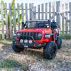24V 2-Seater Kids Ride On Truck Car with Remote Control, Electric Off-Road Jeep with LED Lights, Spring Suspension, Bluetooth Music, MP3 USB, Safety Belt, Outdoor Toy Gift, Red view 2