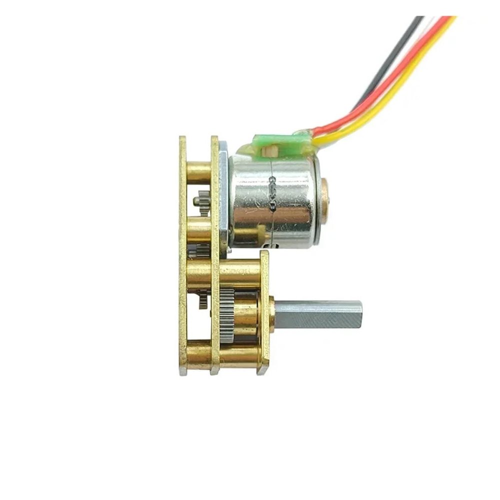 1024-10BY DC 5V 2-Phase 4-Wire Stepper Electronic Starter with Full Metal Gearbox 10mm Inverted ShaftModel Radio 150 Motor Starters