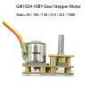 1024-10BY DC 5V 2-Phase 4-Wire Stepper Electronic Starter with Full Metal Gearbox 10mm Inverted ShaftModel Radio 150 Motor Starters view 2