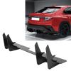 Rear Bumper Lip Spoiler Glossy Black Sporty Look Rear Lip Body Kit Spoiler Diffuser for WRX STI 2022 and Later view 2