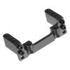 RC Models For FMS For FCX24 Wagon Smasher V2 K5 1/24 RC Car Truck Upgrade Parts Aluminum Alloy Adjustable Servo Fixed Mount Accessory(Black) view 2