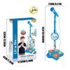 Wireless - Speaker System Toy, Stage with Height-Adjustable Stand, LED Lighting with Sound Effects, Children Entertainment Device, Rechargeable Singing Tool for Podcast view 2