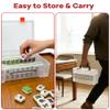CIGOCIVI 166 American Mahjong Tiles with Storage Box 3 Dice, 1.2 American Mahjong Tiles with Storage Case (White) view 4