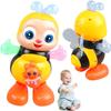 Baby Dancing Toy - Electric Bee with Music and Lights, Sensory Fun Developmental Cartoon Toy, Safe Design, Kids Activity for Christmas, Easter, Travel, Home, School, Playtime view 1