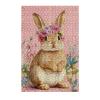 1000 Piece Cute Easter Bunny Wooden Jigsaw Puzzle Vintage Farmhouse Pattern Stress Relief Activity Mindfulness Relaxation Therapy Family Bonding Experience 29.5x19.7 Inch view 1