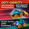 Anti Gravity Race Track with CarSmartoonkids Antigravity Race Track360 Electric Climbing Car Race Tracks with Lights, Flexible Race Track, Multicolor Glow in The Dark Race Car Track Set view 2