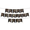 2026 Happy New Year Banner, Black & Gold New Year Eve Decorations Holiday Hanging Bunting Banner Festival Party Supplies Photo Booth Backdrop Home Decor view 1