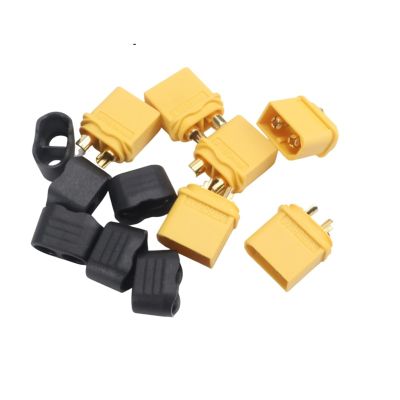 3-Pair Amass XT60H Male/Female Upgrade Connectors for Remote Control Drones - Male/Female Connector Kit distintivo(6pcs XT60H-F)