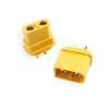 3-Pair Amass XT60H Male/Female Upgrade Connectors for Remote Control Drones - Male/Female Connector Kit distintivo(6pcs XT60H-F) view 4