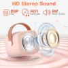 Mini Karaoke Machine for Kids, 2025 TOP Toys Christmas Birthday Xmas Gifts Ideas for Girls,Kids Karaoke Machine for Girls 8-12 Portable Bluetooth Speaker with 2 Wireless Microphones Toy for Kids 4-12 view 4