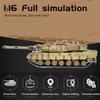 BICRKTOMXY RC Main Battle Tank Car That Shoots BBS, 1:16 Scale 2.4G German Leopard 2A7 RC Military Tank Model with Realistic Smoke, Sound & Light Effects, Gift for Adults view 3