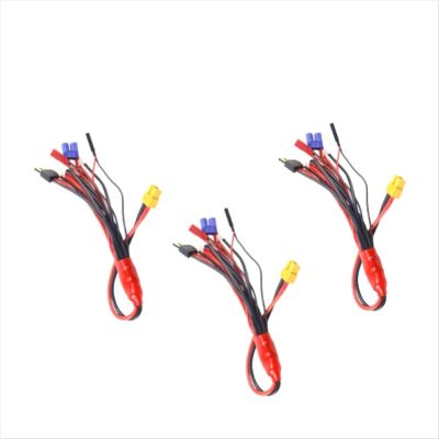 XT60 1-9 Multi-Converter Adapter Terminal T EC3 XT30 JST TRX FUTABA Tamiya Plug-in Charger Accessory distintivo(3pcs XT60 1-9)