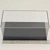 1:18 Scale Model Toy Display Box Clear Dustproof Acrylic Case Carbon Fiber Base view 3
