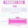 8pcs Mahjong Card Sleeve Positioning Set, Including 4 Card Sleeve & 4 Line Finder Mahjong Supply Quickly Identify Winning Combinations for Gameplay Player (Pink) view 2