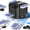 2 Deck Automatic Card Shuffler & Dealer Machine with 360 Rotation, 4 Wireless Dealer Buttons - Perfect for UNO, Blackjack, Texas Hold'em & Casino Games view 1