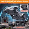 1:18 RC Drift Car for Kids  Rechargeable High-Speed Remote Control Car with COOL MIST SPRAY, Dual Li-ion Batteries & Unique Bottom-Wheel 360 Slide, Hobby Toy Gift for Boys Girls 3 4 5 6 7 Years Old view 3
