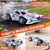 1:18 RC Drift Car for Kids  Rechargeable High-Speed Remote Control Car with COOL MIST SPRAY, Dual Li-ion Batteries & Unique Bottom-Wheel 360 Slide, Hobby Toy Gift for Boys Girls 3 4 5 6 7 Years Old view 4