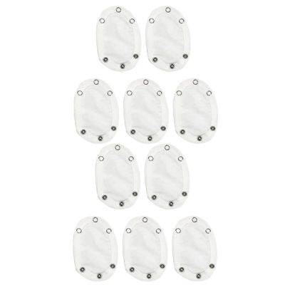 10 Pcs Baby Jumpsuit Diaper Infant Romper Length Extender Bodysuit Snap Button Extended Diaper for Triangle Crotch Clothing