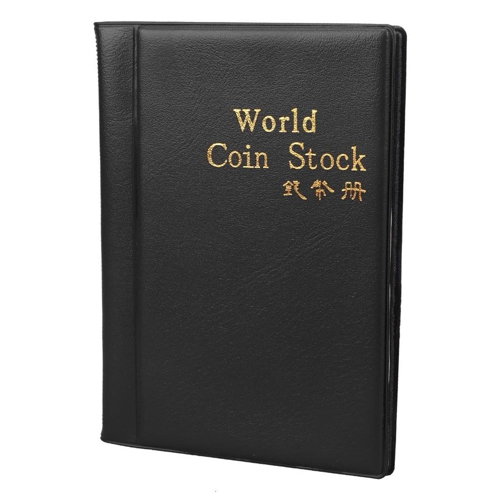 120 Pockets 10 Pages Coin Album Collection Book Penny Pockets Storage for Money