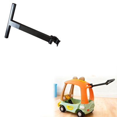Arbemtuia Back Saver Handle Extension for Cozy Coupe  Compatible with Little Tikes Cozy Coupe, Tall Parent Push Handle Add-On