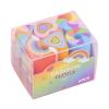 6 Rainbow Heart Erasers Set Creative Painting Correction Tools for Schoolwork Pencil for Pencil Love Heart Eraser Rainbow School Supplies view 1