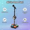 2026 New The All-in-One Microphone Toy, Kids Microphone with Stand Adjustable, Speaker & Led Lights, Move to Play Kids Karaoke Microphone for Singing, Boys & Girls, (Pink) view 4