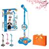 2026 New The All-in-One Microphone Toy, Kids Microphone with Stand Adjustable, Speaker & Led Lights, Move to Play Kids Karaoke Microphone for Singing, Boys & Girls, (Blue) view 1