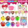 24 Pack Valentines Day Gifts for Kids,Slime Valentines for Kids with Valentines Cards for Kids School Classroom Exchange Gifts Valentine's Slime Party Favors view 2