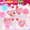 24 Pack Valentines Day Gifts for Kids,Slime Valentines for Kids with Valentines Cards for Kids School Classroom Exchange Gifts Valentine's Slime Party Favors view 4