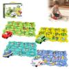 Puzzle Racer Kids Car Track Set, Puzzle Track Play Set with Vehicles, Educational Puzzle (4 Set,25 pcs) view 1