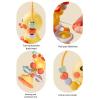 lebowen Baby Musical Toy, Duck Suction Cup High Chair Table Soother, Grip and Spin Toy, Interactive Development, Suitable for 10-36 Months, Baby Gift, Excellent Birthday Present Choice view 3