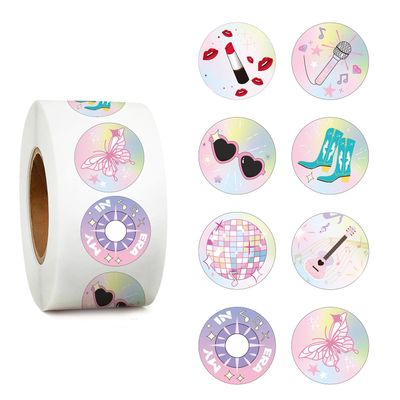 1000Pcs Era Music Stickers, Pop Singer Stickers for Water Bottles & Laptop, Music Party FavorsSticker for Water Bottle, Piano, Guitar, Skateboard Scrapbooking Gifts for Kids Adults