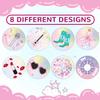1000Pcs Era Music Stickers, Pop Singer Stickers for Water Bottles & Laptop, Music Party FavorsSticker for Water Bottle, Piano, Guitar, Skateboard Scrapbooking Gifts for Kids Adults view 4
