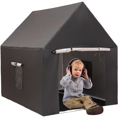 CAOJS Sensory Tent, Kids Black Out Tent for Sleeping, Portable and Easy Assembly, Breathable and Comfortable, Enhanced Sleep Quality & Privacy, for Dorm Rooms, Resting, Homes Travel Playing