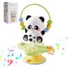 lebowen Baby Musical Toy, Panda Suction Cup High Chair Table Soother, Grip and Spin Toy, Interactive Development, Suitable for 10-36 Months, Baby Gift, Excellent Birthday Present Choice view 1