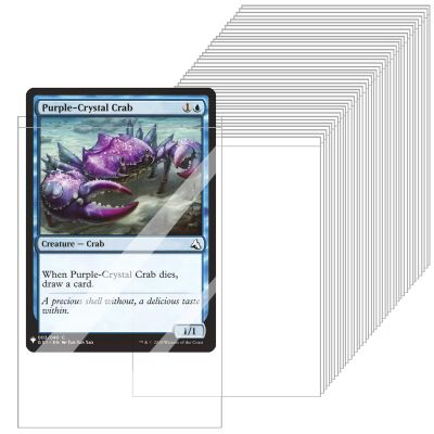 200 Pack Jumbo Card Sleeves 5.7'' x 7.9'' Clear Jumbo Cards Top Loader Size XL Card Sheet Protectors Oversize Card Penny Sleeves Acid Free Fit for TCG Tarot Game MTG Photo Postcards