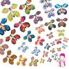 Kifmurase 50 Pcs Magic Flying Butterfly Toys, Wind Up Butterfly Cards Toy Fairy Flying Butterflies Cards for Centerpieces Suprise Explosion Box Gifts Birthday Wedding Party Decoration Anniversary view 1