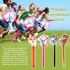 Inflatable Stick Horse,Blow Up Horse Head on Stick Pony Costume Western Cowboy Cowgirl for Parties, Outdoor Games, Carnivals & Birthday Activities (Red 10pcs) view 2