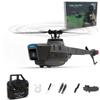 X-MechFun Military Remote Control Helicopter, RC ERA C128 Scout Drone 4CH Aerial Vehicle Reconnaissance, 6-Axis Gyro RC Aircraft Helicopter Christmas for Adults view 1