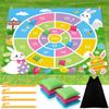 Arrowbash Giant Easter Bean Bag Toss Game 4.9ft Large Festival Outdoor Lawn Yard Camping Field Day Games for Family Backyard Halloween Fall Thanksgiving Valentine Easter Carnival Party Gift view 1