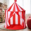 Capoda Circus Tent 41 x 41 x 45 Inch Large Red and White Striped Playhouse Carnival Party Supplies Decorations for Play and Games Indoor and Outdoor Holiday Camping Activities view 4