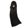 Pilipane 1/6 Ball Jointed Doll Wig Black Long Straight Hair With Bangs Cuttable DIY Doll Replacement Wig For 15.5 To 17cm Dolls High Temperature Silk Material view 1