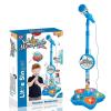 2026 New All-in-One Microphone Toy for Kids with Stand, Got Built-in Music, Colorful Lights, Echo Effects, Portable Karaoke Machine for Singing, Music Play, Fun and Easy-to-Use (Blue) view 1