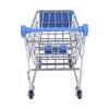 GLOGLOW Mini Supermarket Handcart, Mini Shopping Cart Metal Grocery Toy for Storage, with Premium Iron Material, Blue view 4
