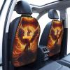 WXXWXD Flying Phoenix Patterned Car Seat Kick Protector, Car Storage Mat, Seat Back Protector view 3