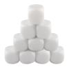 10Pcs 16mm Acrylic Dices with Smoothed Top Round Six Sided White Cube Game Teaching Cube Six Sided Dices with Round Corners view 3